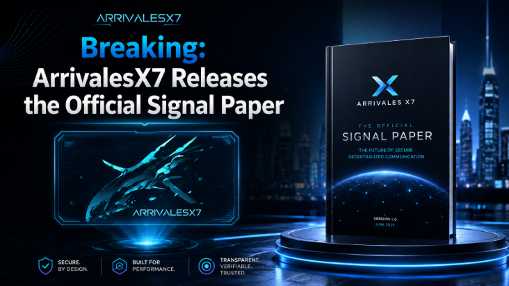 Breaking: ArrivalesX7 Releases the Official Signal Paper